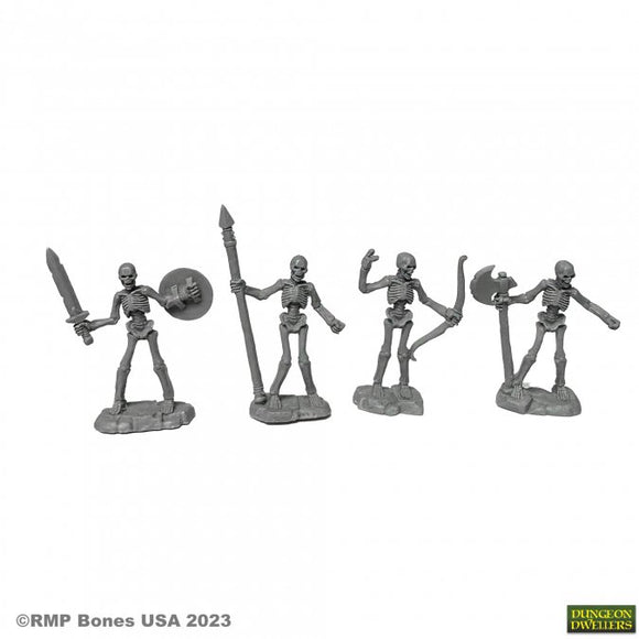 Reaper Bones USA: Skeleton Warriors (4) (07090)