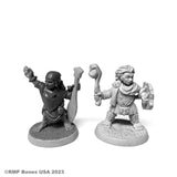 Reaper Bones USA: Halfling River Witch and Druid (07105)