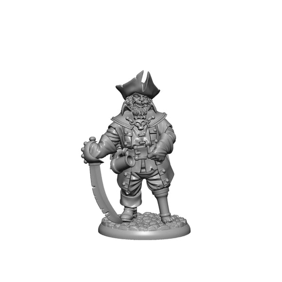 Reaper Bones Black: Ghost Pirate (44193) - Made of Clear Translucent Plastic (See Note)