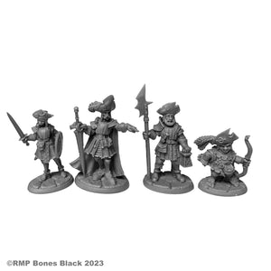 Reaper Bones Black: Barrowgate Town Watch (4) (44200)