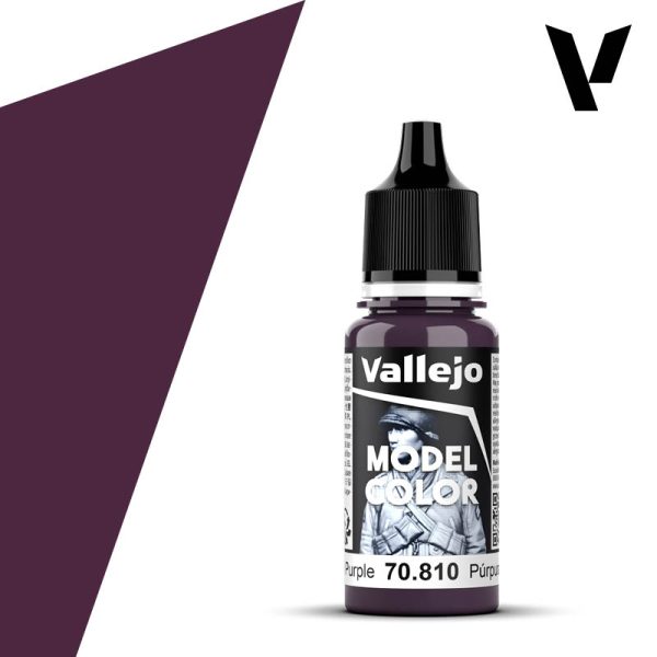 thumbnail image 2 of Vallejo Model Color 70.81 Royal Purple Acrylic Paint - 17ml Bottle 2 of 2