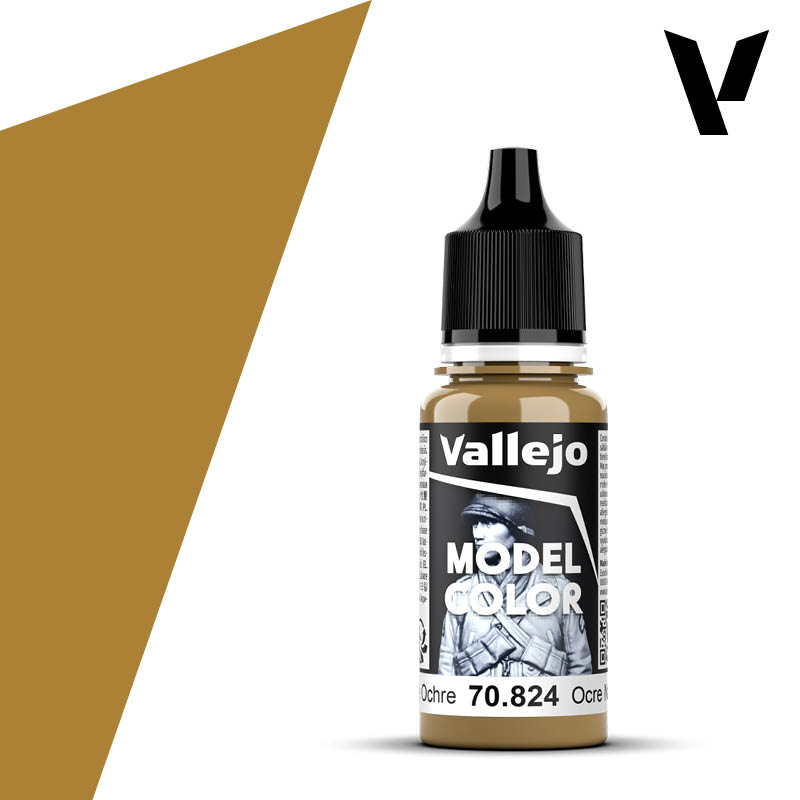 Vallejo Model Color: Orange Ochre (70.824) - New Formula – Gnomish