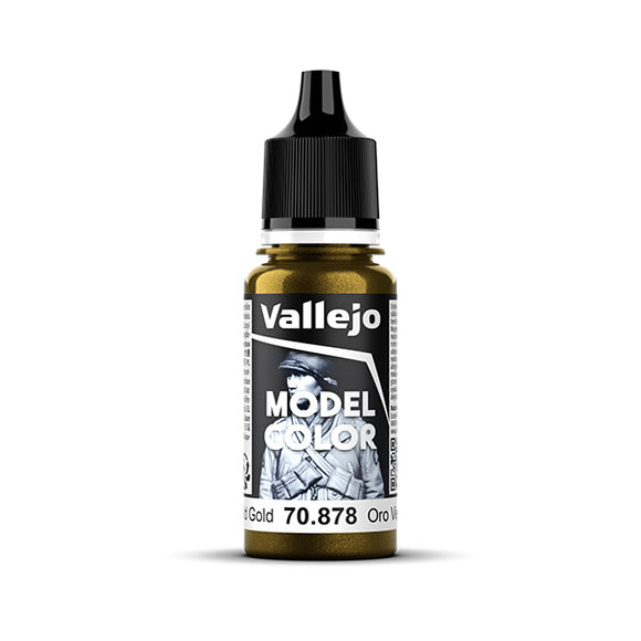 Vallejo Model Color: Old Gold (Metallic) (70.878) - New Formula