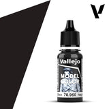 Vallejo Model Color: Black (70.950) - New Formula