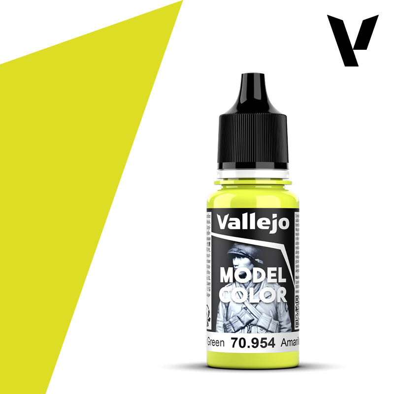 Vallejo Model Color: Yellow Green (70.954) - New Formula – Gnomish