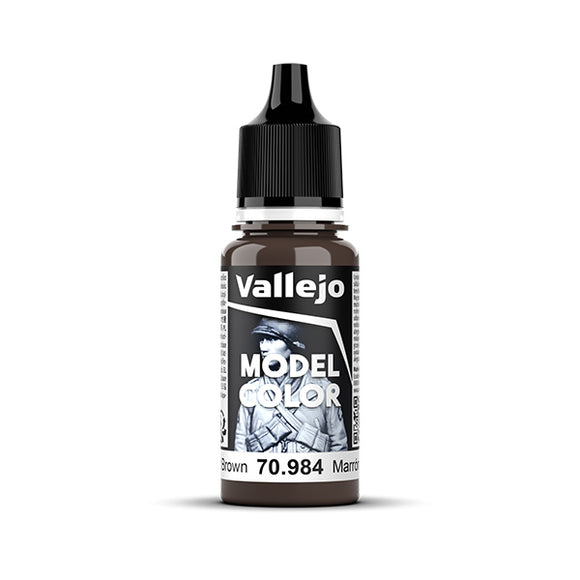 Vallejo Model Color: Flat Brown (70.984) - New Formula