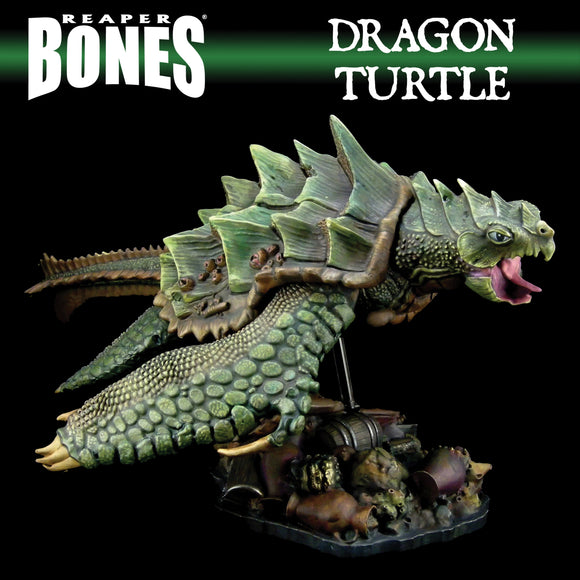 Reaper Bones: Dragon Turtle - Deluxe Boxed Set (77922)
