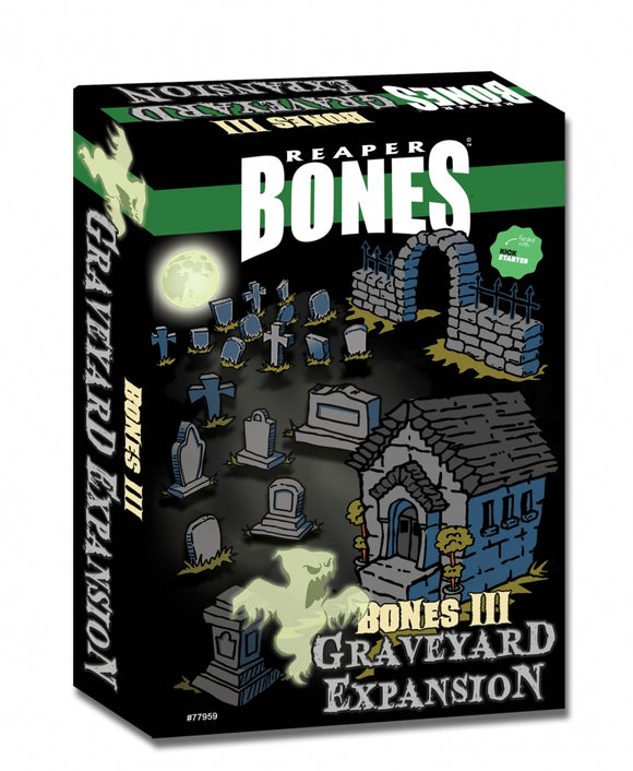 Reaper Bones - Bones 3 Kickstarter Graveyard Expansion (77959) - (Limited Availability, See Note)