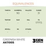 AK Interactive 3GEN: Greenish White (17ml) (AK11005)