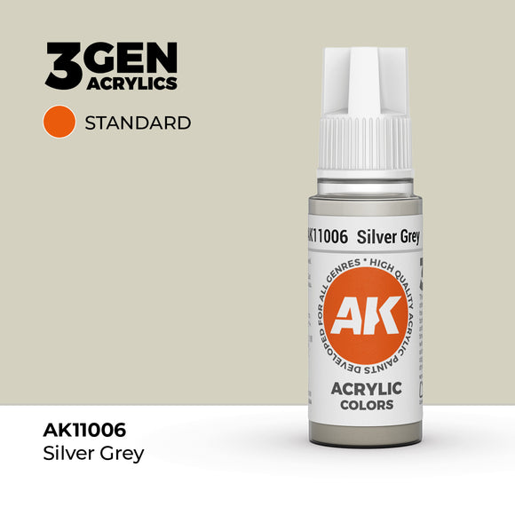 AK Interactive 3GEN: Silver Grey (17ml) (AK11006) – Gnomish Bazaar