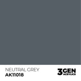 AK Interactive 3GEN: Neutral Grey (17ml) (AK11018)