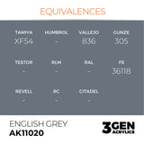 AK Interactive 3GEN: English Grey (17ml) (AK11020)