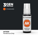 AK Interactive 3GEN: Tenebrous Grey (17ml) (AK11026)