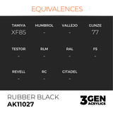 AK Interactive 3GEN: Rubber Black (17ml) (AK11027)