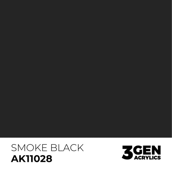 AK Interactive 3GEN: Smoke Black (17ml) (AK11028)