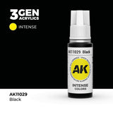 AK Interactive 3GEN: Black - Intense (17ml) (AK11029)