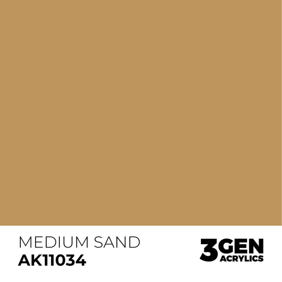 AK Interactive 3GEN: Medium Sand (17ml) (AK11034)