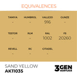 AK Interactive 3GEN: Sand Yellow (17ml) (AK11035)