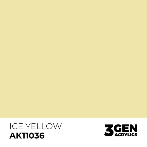 AK Interactive 3GEN: Ice Yellow (17ml) (AK11036)