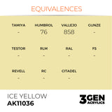 AK Interactive 3GEN: Ice Yellow (17ml) (AK11036)