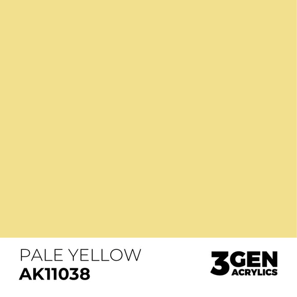 AK Interactive 3GEN: Pale Yellow (17ml) (AK11038)