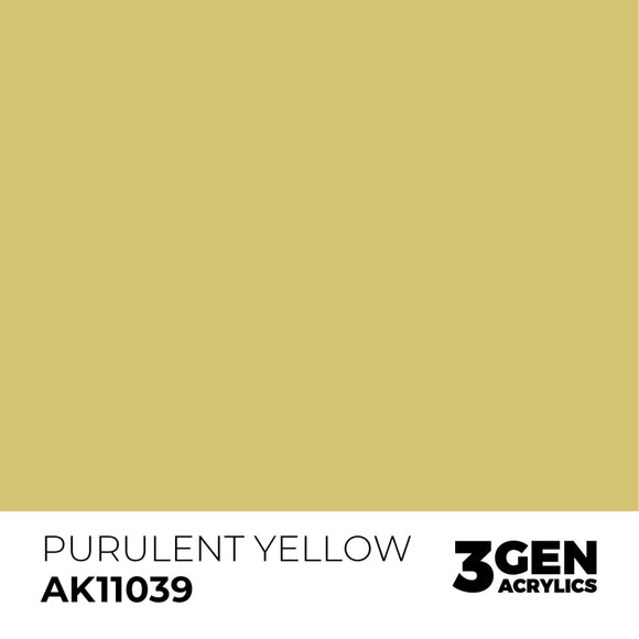 AK Interactive 3GEN: Purulent Yellow (17ml) (AK11039)