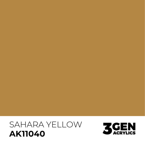 AK Interactive 3GEN: Sahara Yellow (17ml) (AK11040)