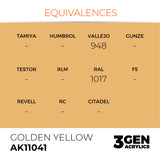 AK Interactive 3GEN: Golden Yellow (17ml) (AK11041)