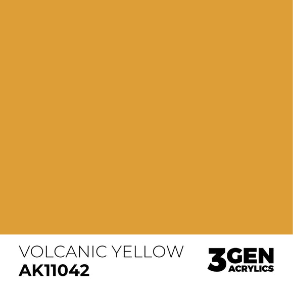 AK Interactive 3GEN: Volcanic Yellow (17ml) (AK11042)