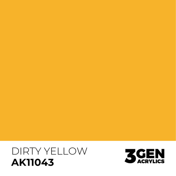 AK Interactive 3GEN: Dirty Yellow (17ml) (AK11043)