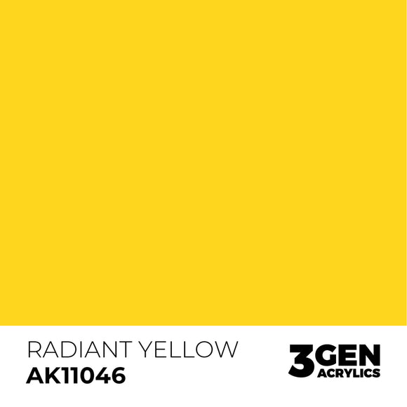 AK Interactive 3GEN: Radiant Yellow (17ml) (AK11046)