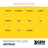 AK Interactive 3GEN: Radiant Yellow (17ml) (AK11046)