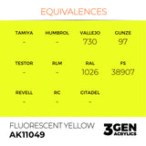 AK Interactive 3GEN: Fluorescent Yellow (17ml) (AK11049)