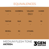 AK Interactive 3GEN: Medium Flesh Tone (17ml) (AK11054)