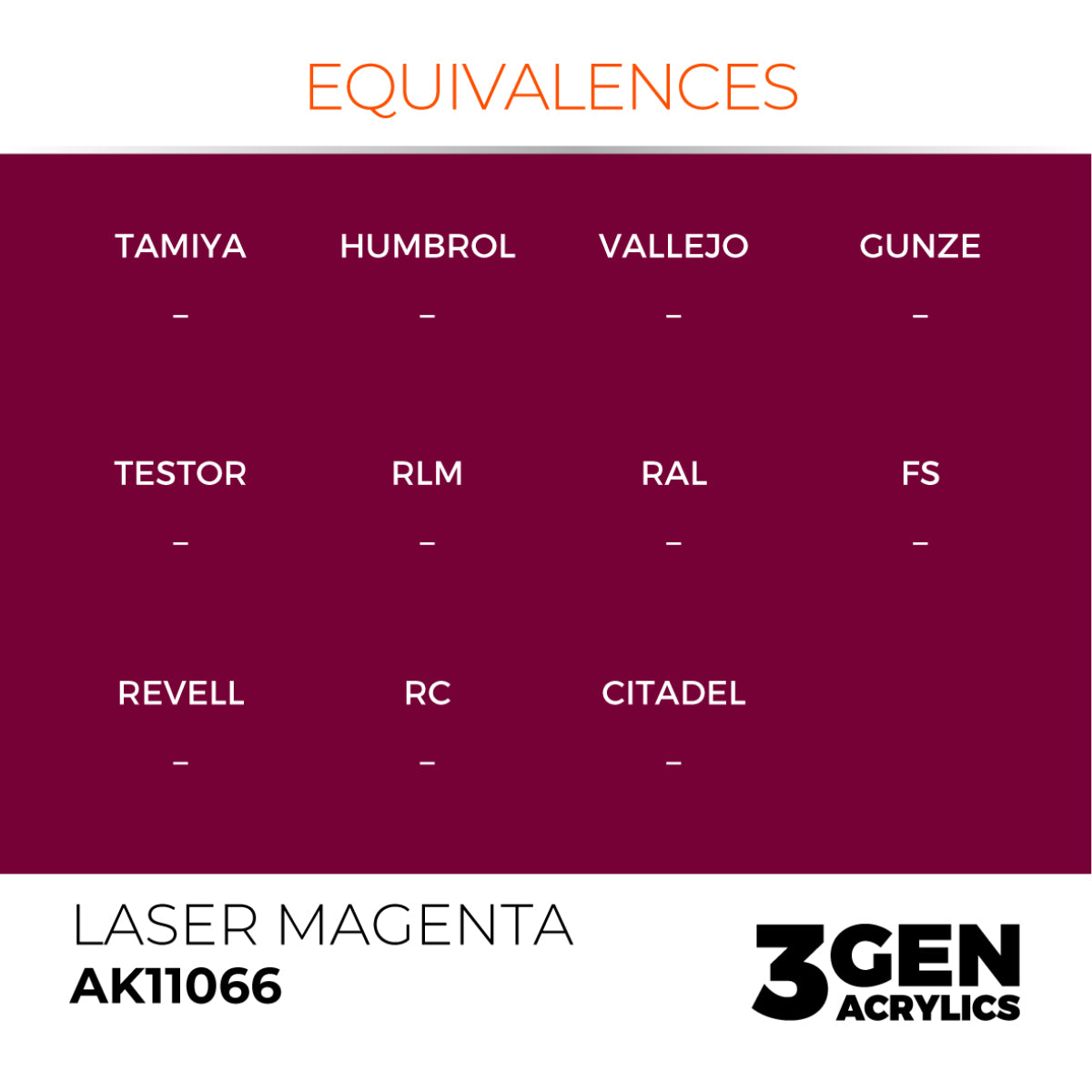 AK Interactive 3GEN: Laser Magenta (17ml) (AK11066) – Gnomish Bazaar