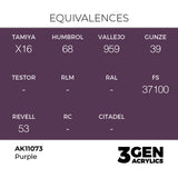 AK Interactive 3GEN: Purple (17ml) (AK11073)