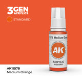 AK Interactive 3GEN: Medium Orange (17ml) (AK11078)