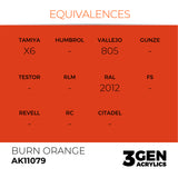 AK Interactive 3GEN: Burn Orange (17ml) (AK11079)