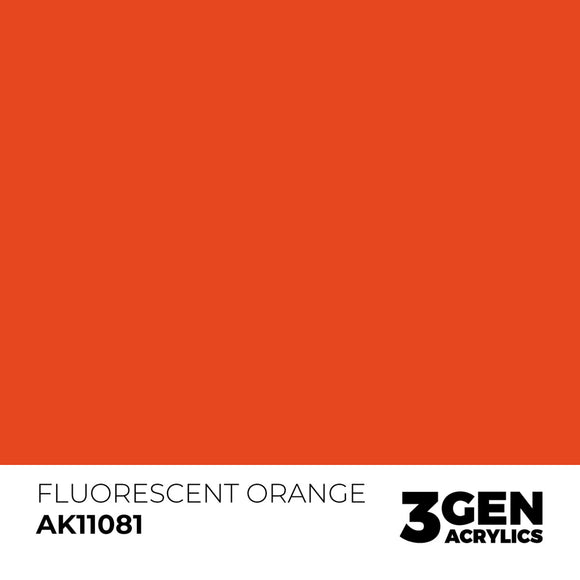 AK Interactive 3GEN: Fluorescent Orange (17ml) (AK11081)