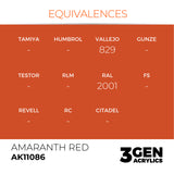 AK Interactive 3GEN: Amaranth Red (17ml) (AK11086)