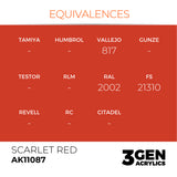 AK Interactive 3GEN: Scarlet Red (17ml) (AK11087)
