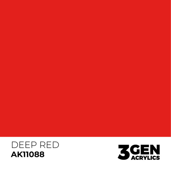 AK Interactive 3GEN: Deep Red - Intense (17ml) (AK11088) – Gnomish