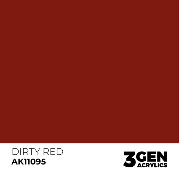 AK Interactive 3GEN: Dirty Red (17ml) (AK11095)