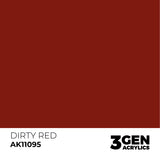 AK Interactive 3GEN: Dirty Red (17ml) (AK11095)
