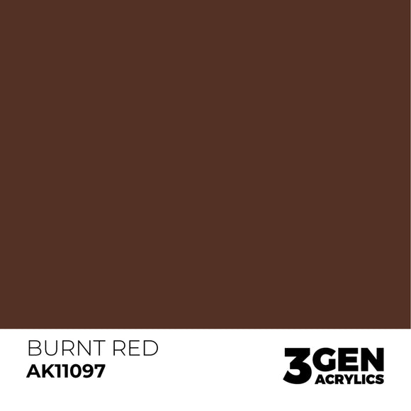 AK Interactive 3GEN: Burnt Red (17ml) (AK11097)