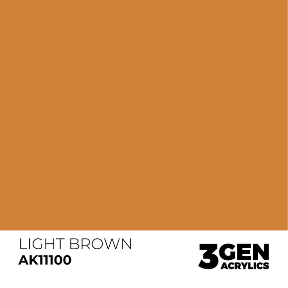 AK Interactive 3GEN: Light Brown (17ml) (AK11100)
