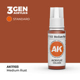 AK Interactive 3GEN: Medium Rust (17ml) (AK11103)