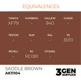 AK Interactive 3GEN: Saddle Brown (17ml) (AK11104)