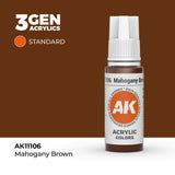 AK Interactive 3GEN: Mahogany Brown (17ml) (AK11106)