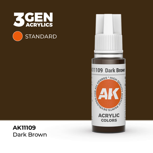 AK Interactive 3GEN: Dark Brown (17ml) (AK11109) – Gnomish Bazaar